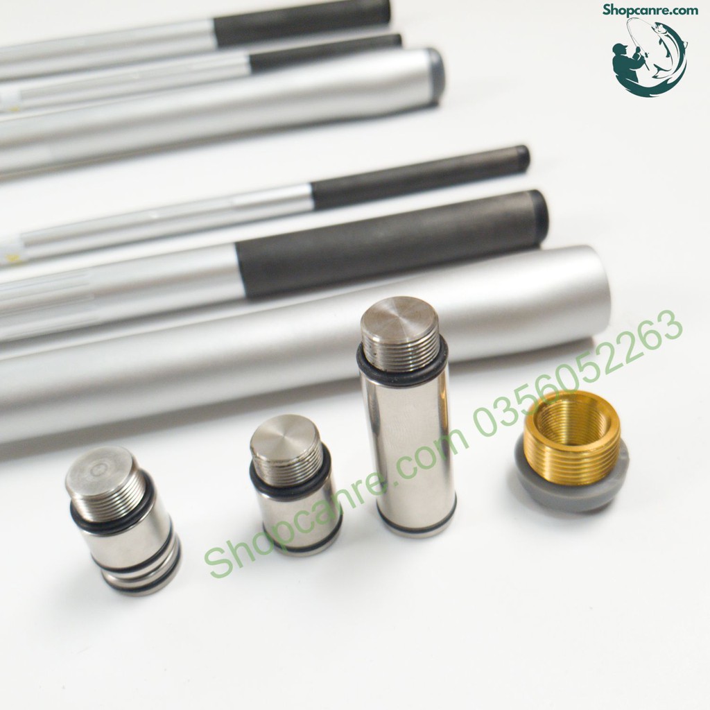 Cần câu cá 3 khúc shimano Spinpower bạc 425 BX AX