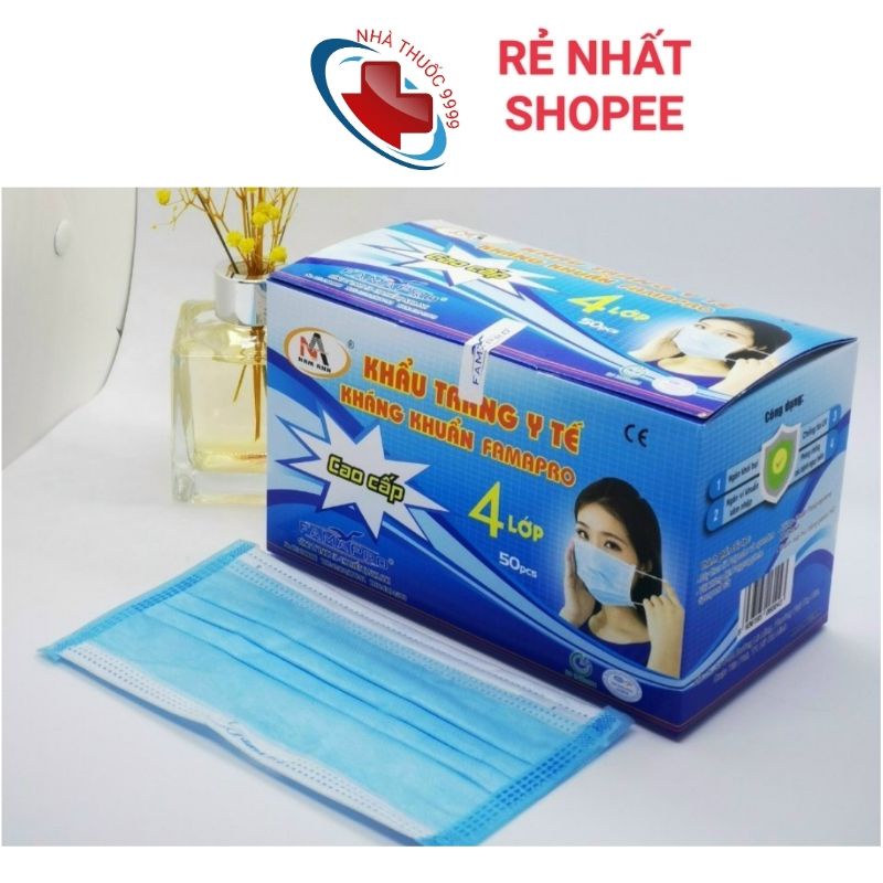 Khẩu trang 4 lớp cô gái Famapro