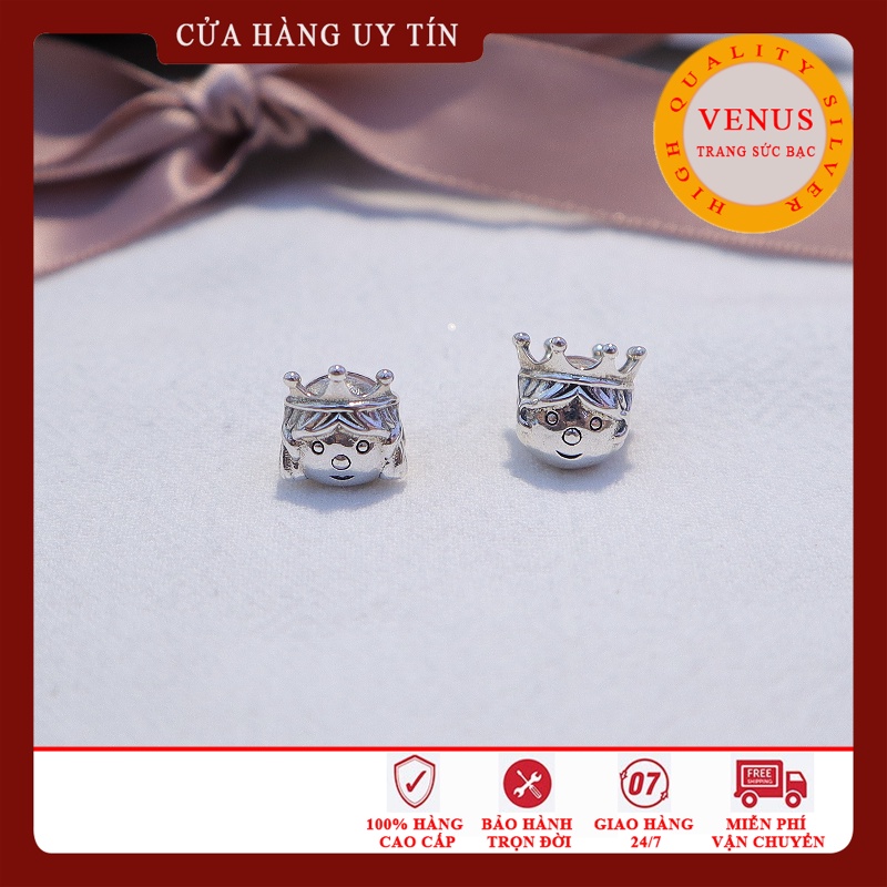 [Charm bạc 925 cao cấp] Cham Công chúa- Hoàng tử- Mã sản phẩm VENUSCH