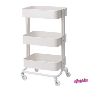 Xe đẩy spa chuyên dụng 3 tầng đa năng - kệ để đồ trang điểm - mld35