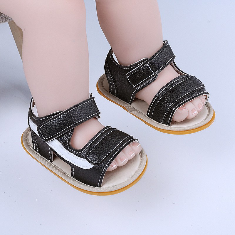 [Hàng mới về]Giày Sandal tập đi cho bé đế cao su chống trơn trượt cao cấp cực chất mềm mại cho bé trai bé gái