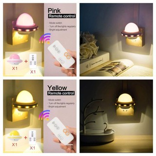 Đèn Ngủ Hình Phi Thuyền Điều Khiển Từ Xa