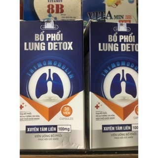 Viên uống Bổ phổi Lung detox – Xuyên Tâm Liên