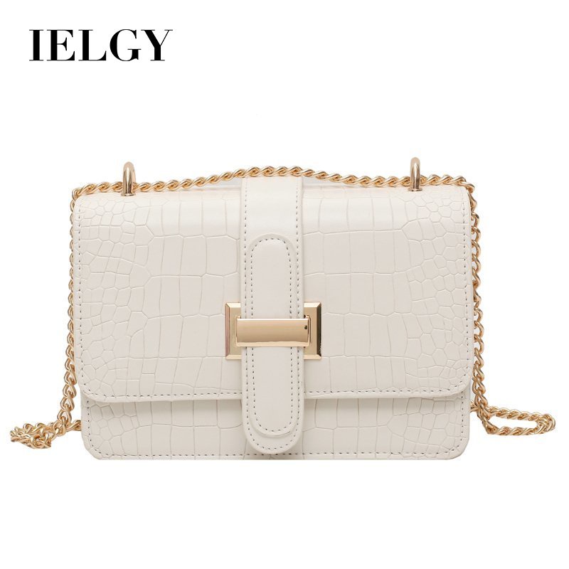 Túi đeo chéo IELGY phối dây xích phong cách thời trang