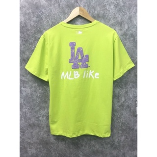 Áo unisex pull phông trơn in chữ MLB vnxk nam nữ mặc cặp đôi vnxk full tag