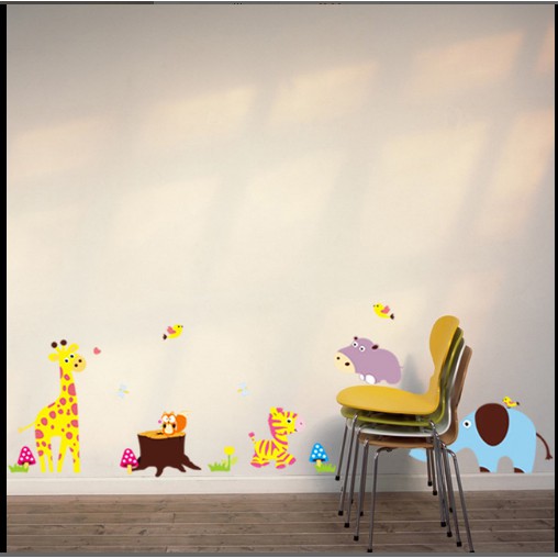 Decal trang trí tường - Thú Vui Chơi đơn lẻ mới
