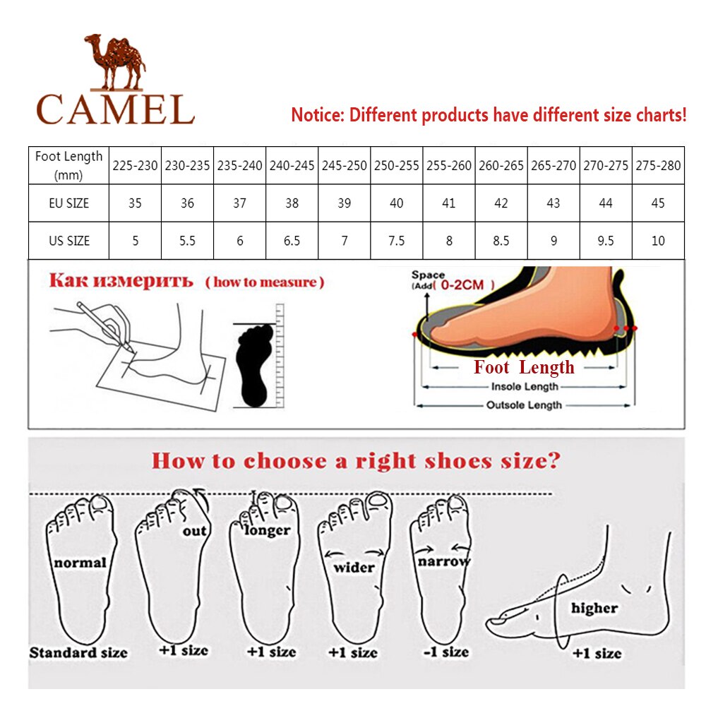 Giày sandal CAMEL A022300287/A022620157 chống nước thoáng khí thời trang cho nam