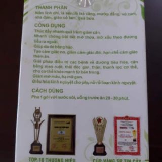 Trà giảm cân hoàng anh