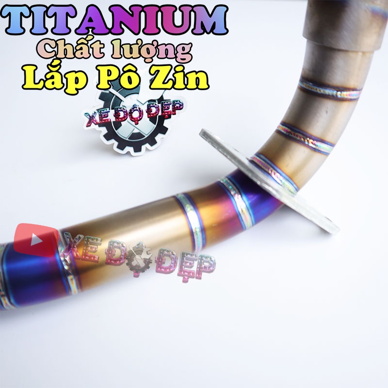 Cổ Pô Titan Lắp Pô Zin Sirius *Titan thật