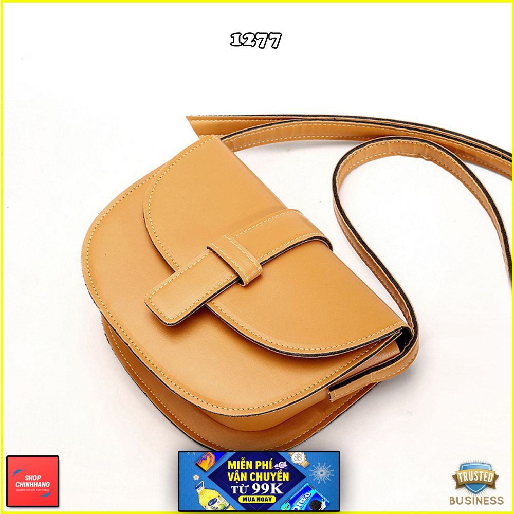 Túi đeo chéo thời trang✨FREESHIP✨túi da PU mềm mại hình bán nguyệt sang chảnh SH1277