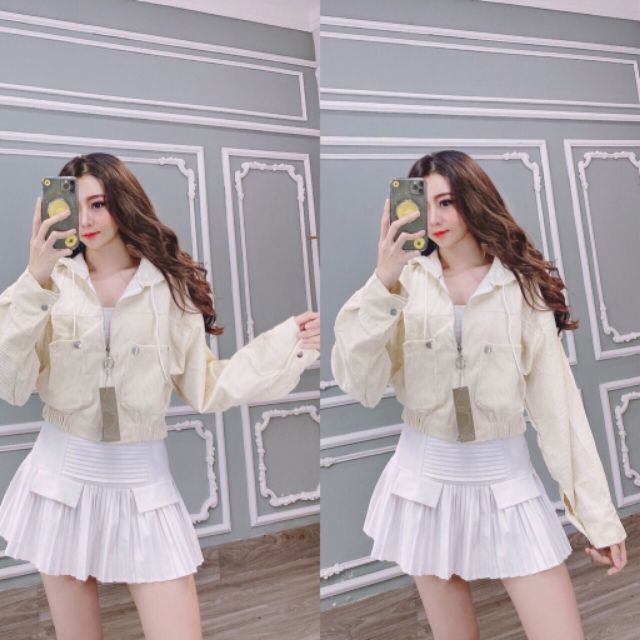 Áo Khoác Lửng Nhung Gân Tăm Hàng Cao Cấp Phối Nút Siêu Sang Chảnh  Hot2020_ Ảnh Thật Kèm Video_ Hàng Có Sẵn | BigBuy360 - bigbuy360.vn