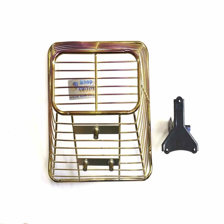 Rổ Inox Wave Lớn Xanh Titan Có Pas MS2153