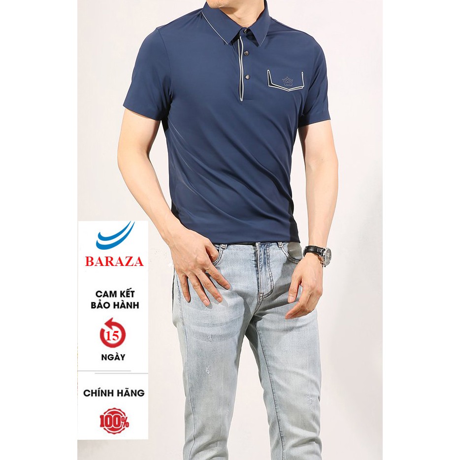 Áo Thun Polo nam Ngắn Tay Cổ Bẻ Thời Trang Hàn Quốc BARAZA BR005