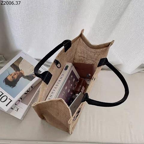 Túi cói HOẠ TIẾT THỔ CẨM