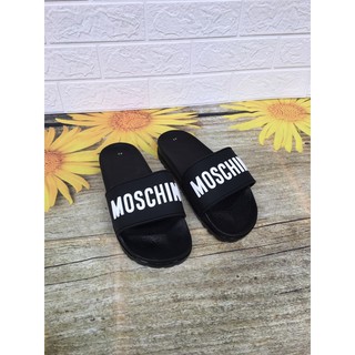 ⚡HÀNG SIÊU CẤP⚡ Dép nam quai ngang MOSCHINO cao cấp -dép quai ngang 2021