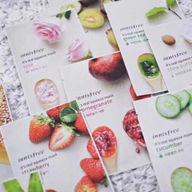 Mặt Nạ Giấy Innisfree It’s Real Squeeze Mask