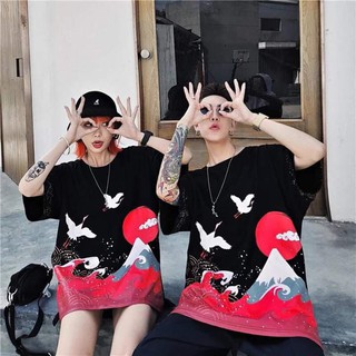 ÁO THUN UNISEX NÚI ĐỎ (hàng có sẵn slll)