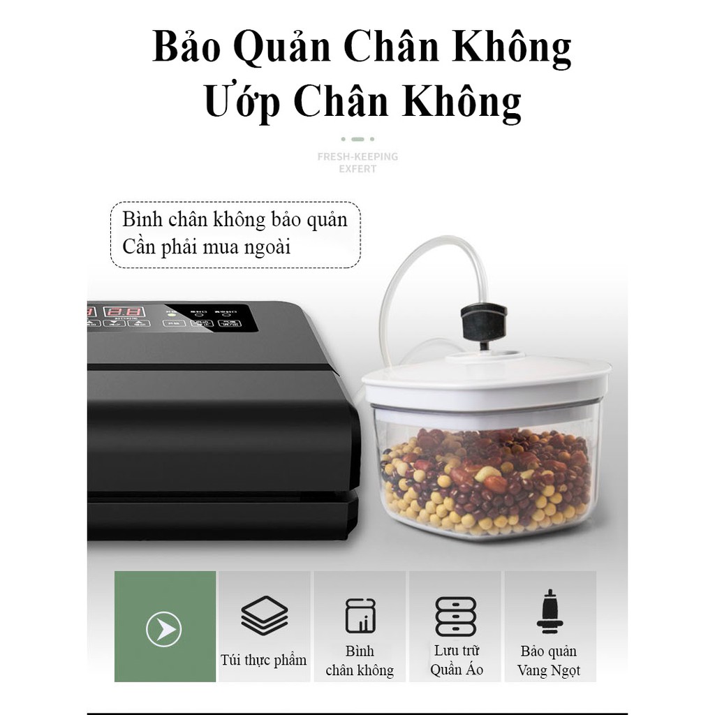 Máy hút chân không công nghiệp cao cấp có thể hút mọi loại túi ( Đóng gói tối đa 10kg Gạo)