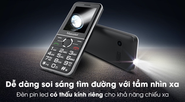 Điện Thoại Masatel izi 300 2 sim thiết kế sang trọng,chắc chắn - Hàng chính hãng Bảo hành 12 tháng