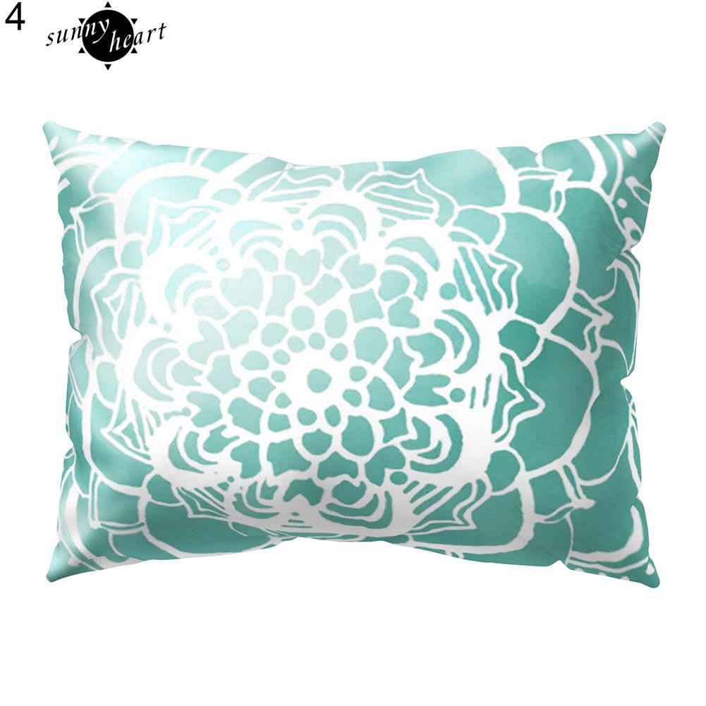 Vỏ Gối Sofa Họa Tiết Hoa Phong Cách Hiện Đại