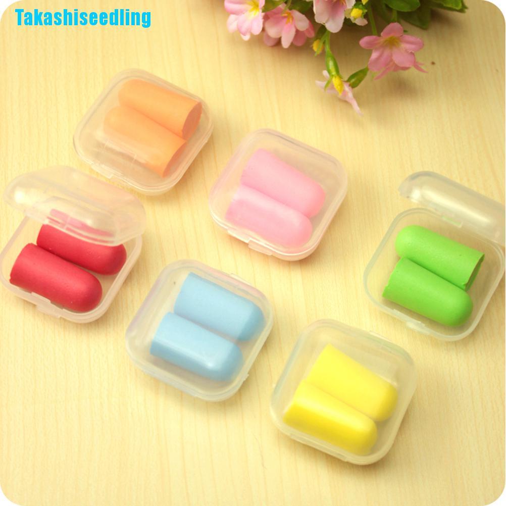 (Hàng Mới Về) 1 Cặp Nút Bịt Tai Hỗ Trợ Chống Ồn Tiện Lợi