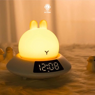 Đồng hồ UFO - đồng hồ báo thức đa năng  kèm đèn ngủ tiện dụng