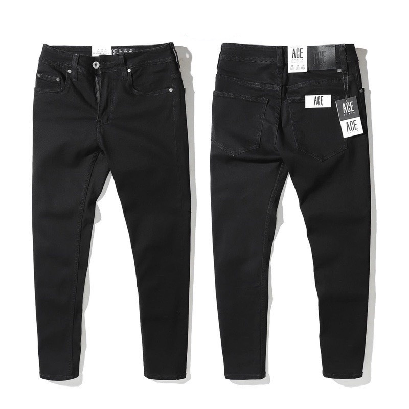 Quần jean nam màu đen chất demin cao cấp co dãn đẹp from dáng skinny mẫu mới thời trang cao cấp beautiulgilr g02