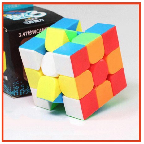 Đồ chơi Rubik 3x3 nhựa ABS cao cấp, trơn mượt sử dụng dễ dàng