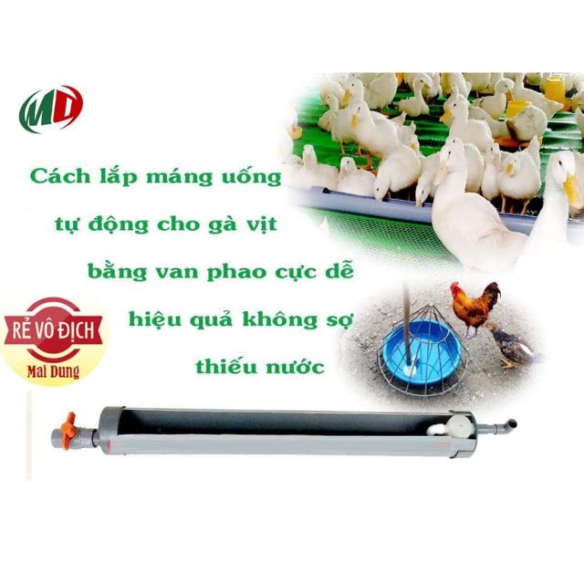 Máng uống tự động cho gà - vịt