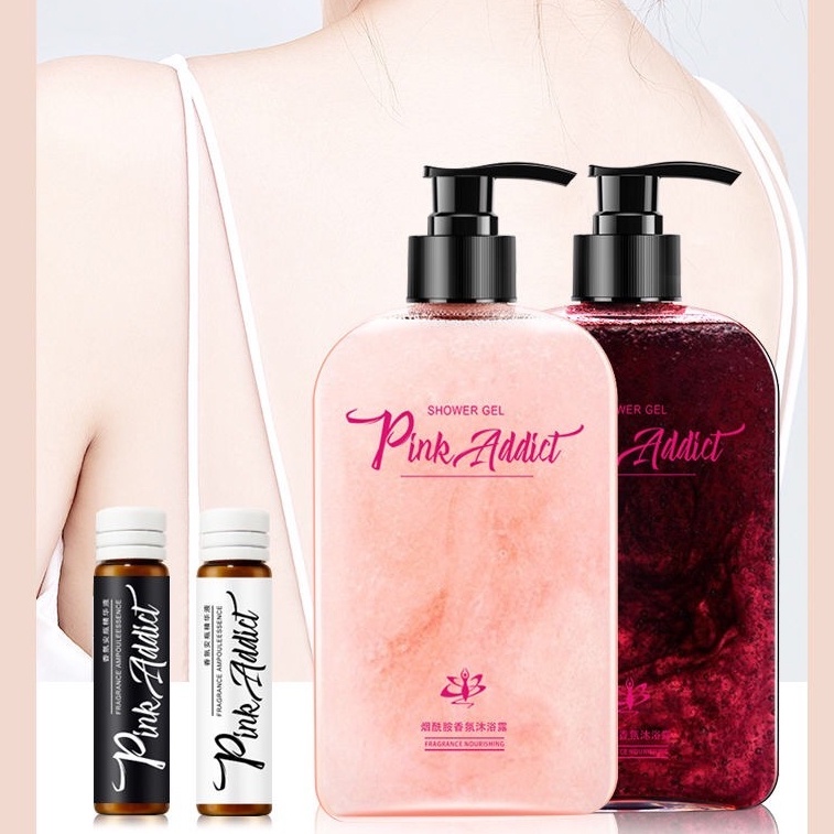 Sữa tắm trắng da hương nước hoa Pink Addict Shower Gel 400ml