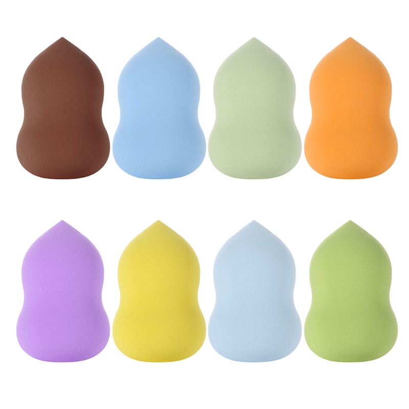Mút trang điểm làm đẹp ANNIES mini kiểu dáng quả bầu không chứa latex sử dụng kép khô và ướt
