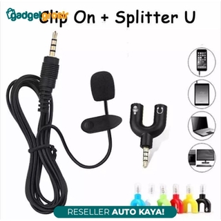 Máy quay phim trực tuyến 2pin có kẹp gắn điện thoại android iphone dslr