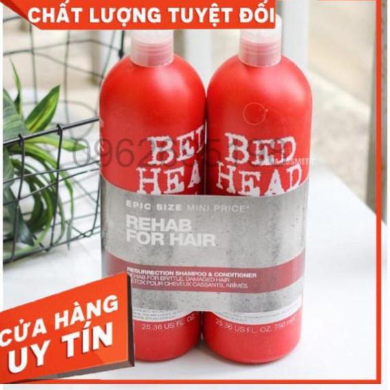 [TIGI BED HEAD] ⚡FreeShip⚡ Cặp Dầu Gội - Xả TIGI Bed Head Màu Đỏ Siêu Mượt Tóc Loại 750ml[CHÍNH HÃNG]