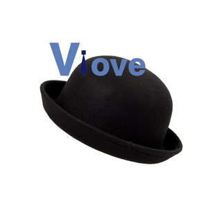 Mũ quả chuông màu đen phong cách vintage sành điệu thời trang cho nữ