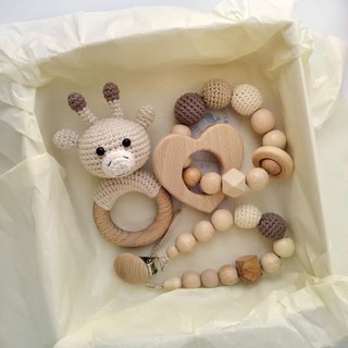Hạt Gỗ Viên Tròn (set 30 cái)