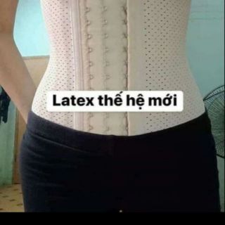 (LATEX THẾ HỆ MỚI)gen bụng  latex thông hơi thoáng khí(ảnh thật)