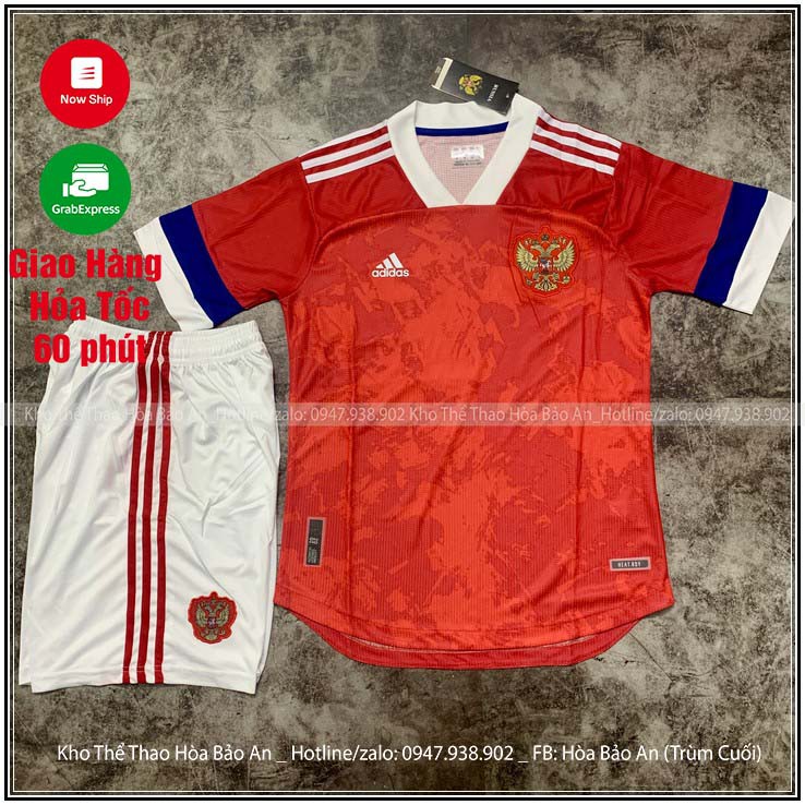 Áo Đá Banh Tuyển Nga Cao Cấp/ Freeship/ Bộ Quần Áo Bóng Đá Đội Tuyển Nga cao cấp bản thái 2020