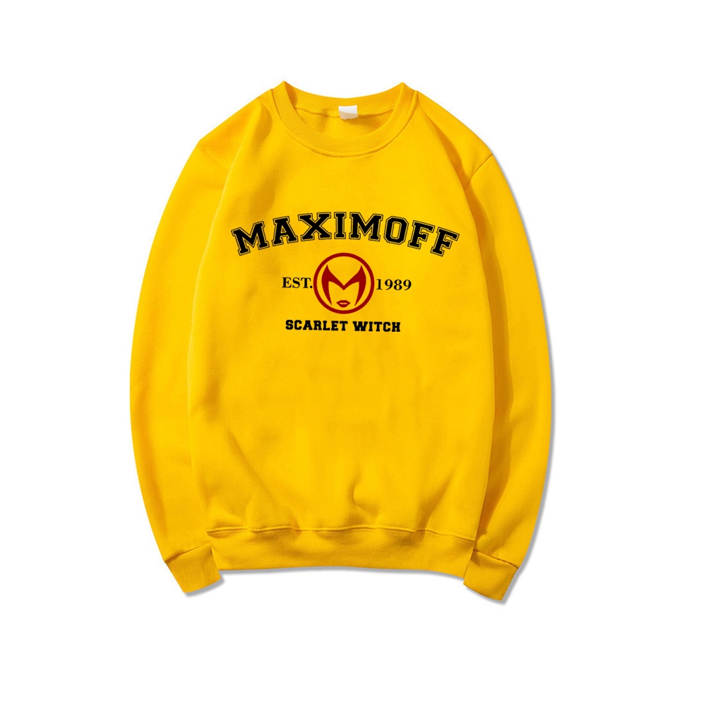 Wanda Maximoff 1989 Áo Hoodie Nỉ Scarlet Witch Wanda Vision Series Có Mũ Trùm Đầu Phong Cách Harajuku Cho Fan