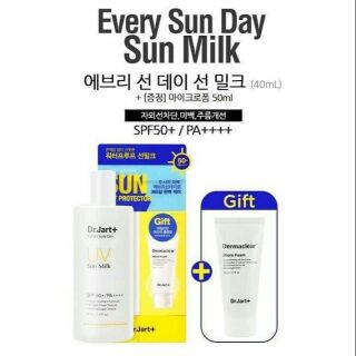 Set kem chống nắng và sữa rửa mặt DRJART SUN CITY PROTECTOR