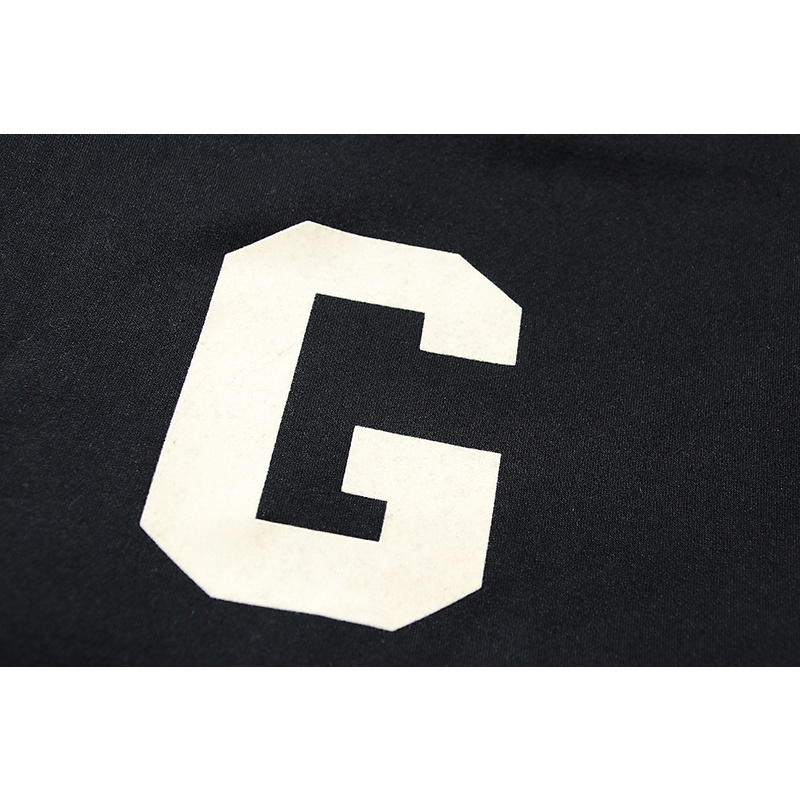 Spot FOG FEAR OF GOD G Áo sweater Dáng Rộng In Chữ flocking Đường Phố