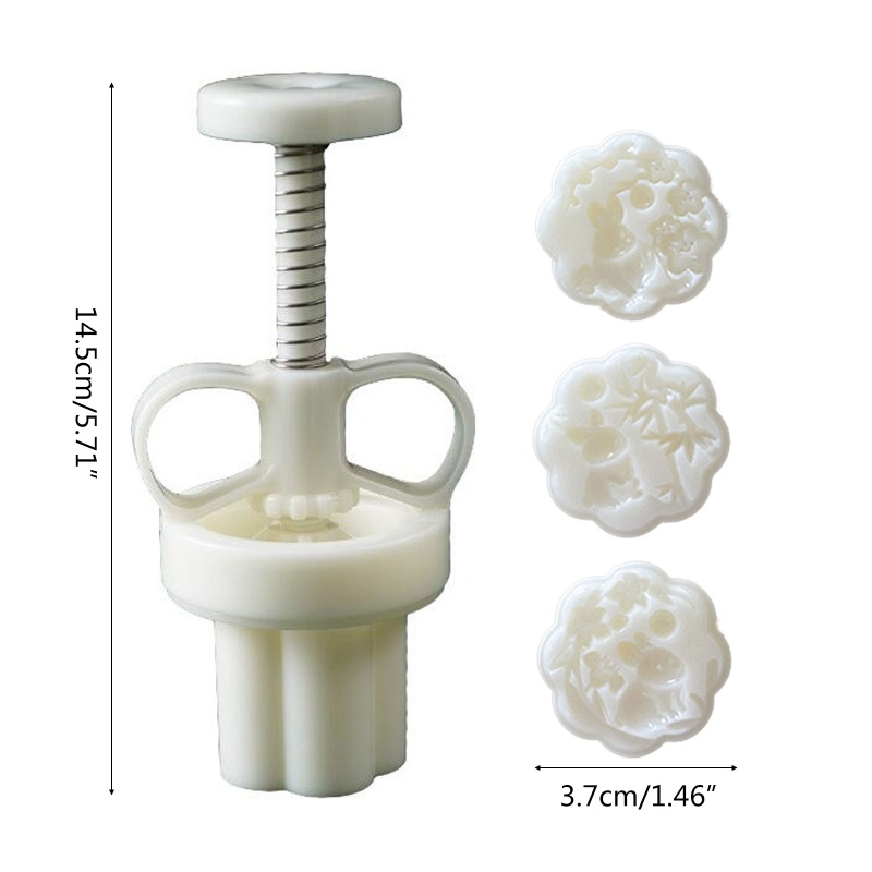 Khuôn Nhựa Làm Bánh Trung Thu Hình Thỏ Dễ Thương 20g