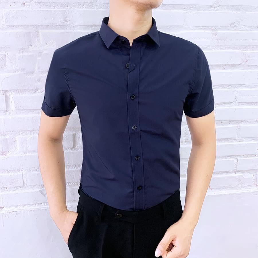 Bộ sưu tập áo sơ mi nam tay ngắn đủ màu cho anh em yêu thích sơ mi | BigBuy360 - bigbuy360.vn