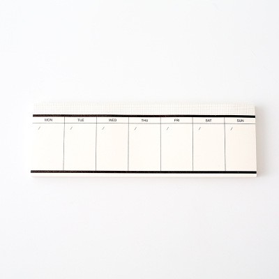 Tập giấy Note Weekly - Monthly Schedule