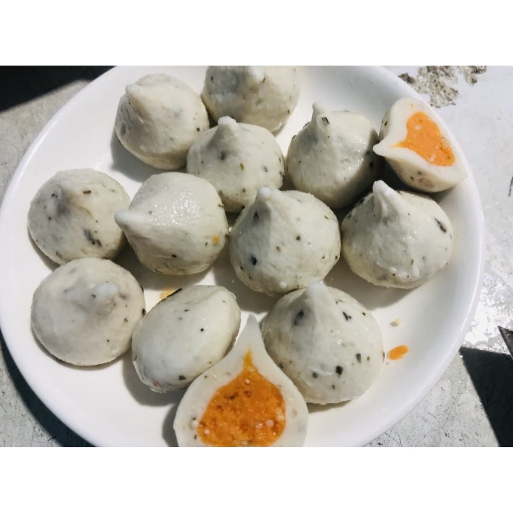 (Giao HCM)Bánh bao trứng cá hồi Malaysia