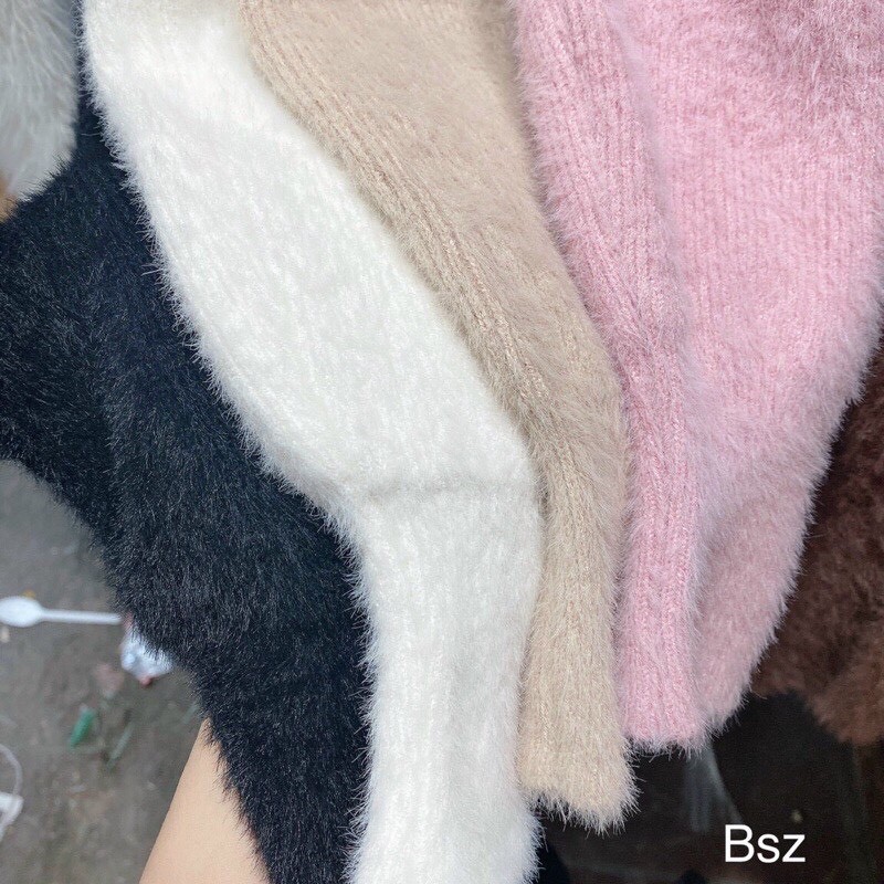 ÁO LEN LÔNG THỎ CADIGAN CÚC ĐÁ HOA | BigBuy360 - bigbuy360.vn