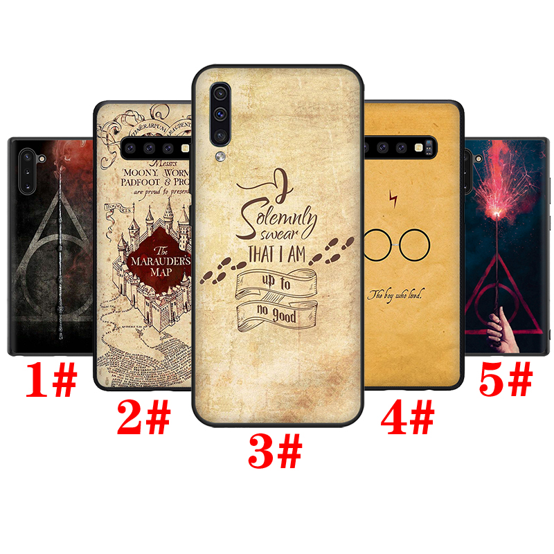 Ốp Lưng Silicone In Hình Phim Harry Potter Cho Samsung A5 2017 A6 A8 Plus A7 A9 2018 Note 8 9