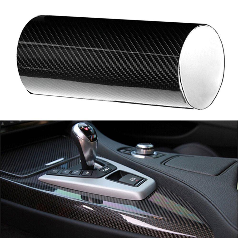 Đề Can Vinyl Sợi Carbon Chống Thấm Nước Dán Trang Trí Ngoại Thất Xe Hơi
