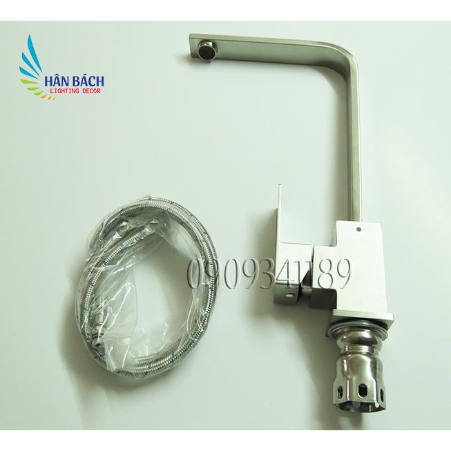 Vòi rửa bát - chén nóng lạnh màu đen cao cấp - Inox 304