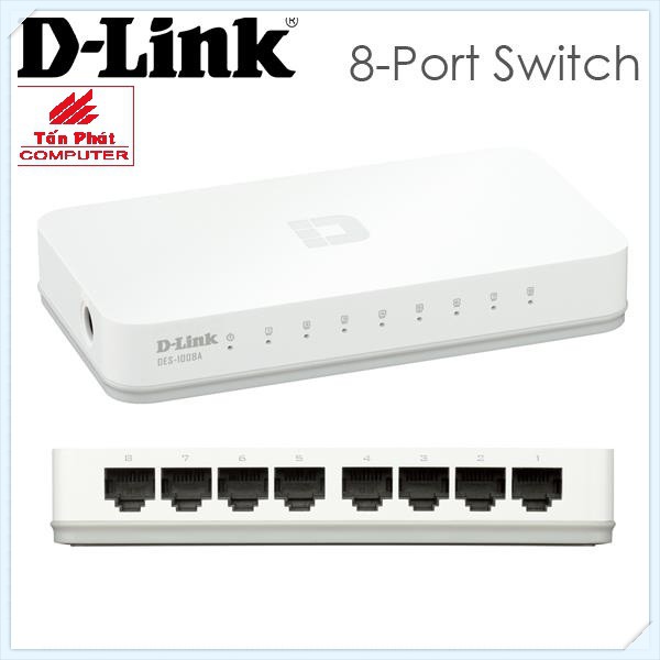 Bộ Chia Mạng DLink 8 Port DES 1008C