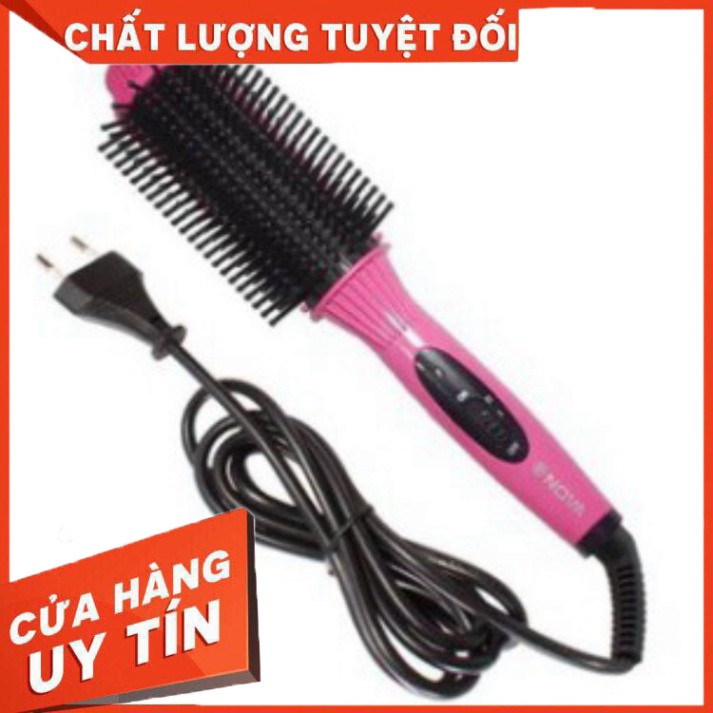 Lược Điện Tạo Kiểu Tóc Đa Năng Nova NHC - 8810, Uốn Cụp, Uốn Xoă, Dập Xù Phồng - Bảo Hành 3 Tháng - VietShop